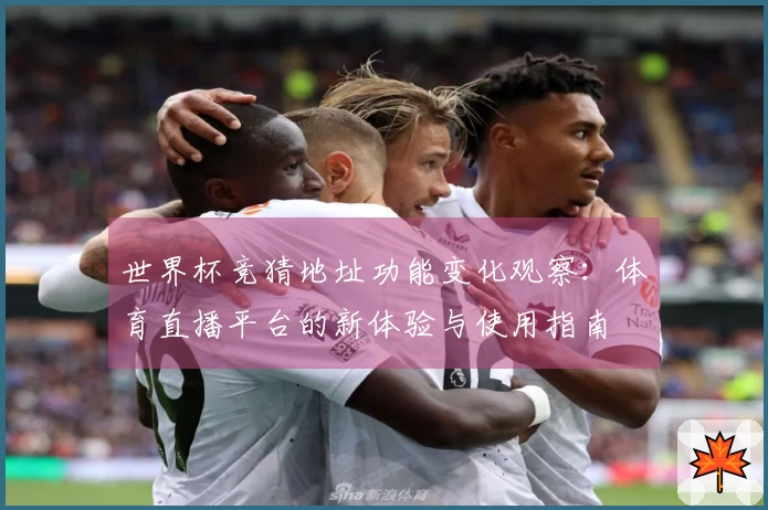 世界杯竞猜地址功能变化观察：体育直播平台的新体验与使用指南