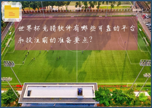 世界杯竞猜软件有哪些可靠的平台和投注前的准备要点？